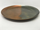 Horizon Round Platter - Brown Rainbow