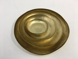 Pinched Brass Platter