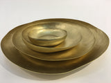 Pinched Brass Platter